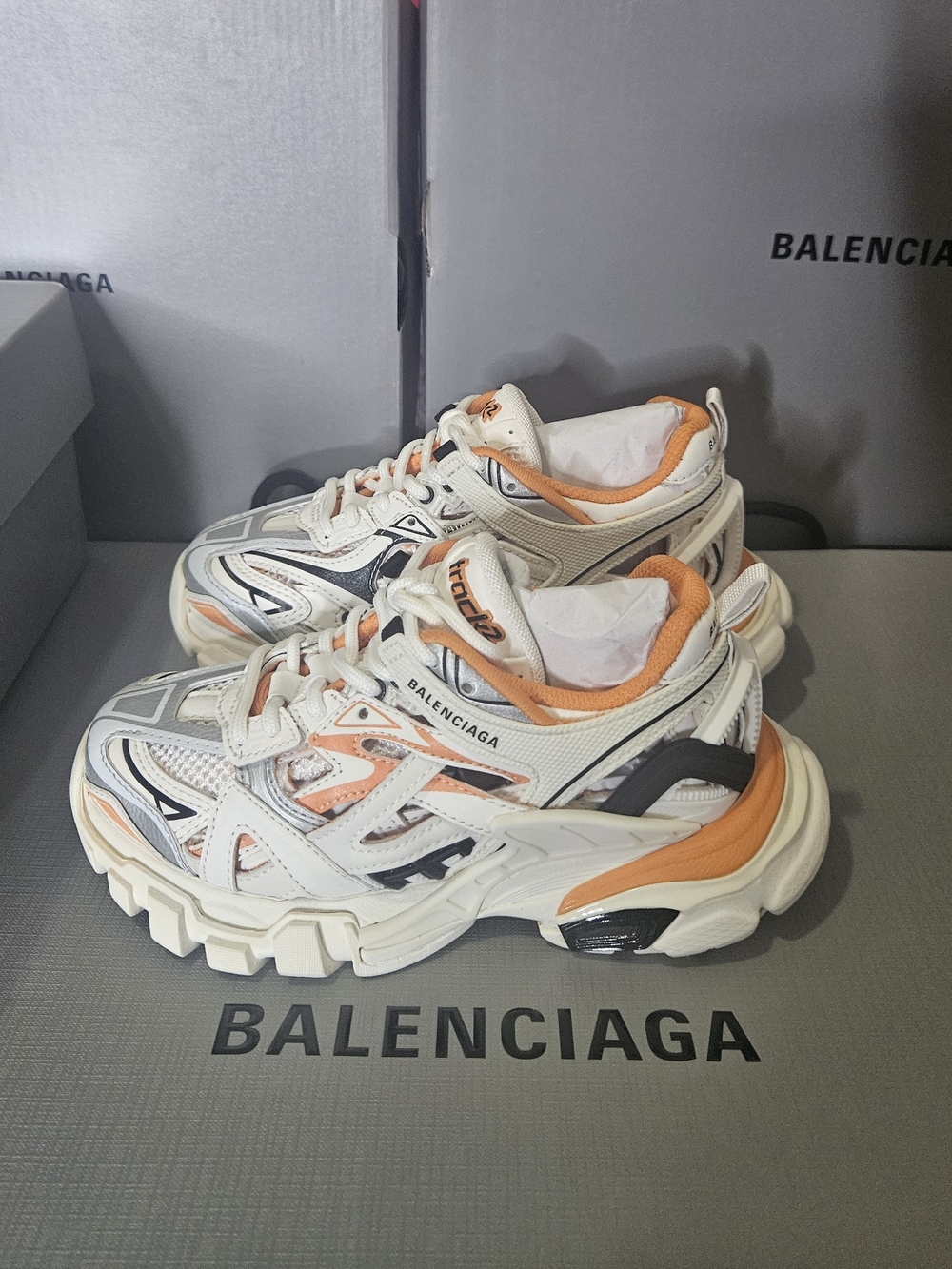 Balenciaga Kids Track.2  Sneakers Mesh & Nylon FR/EUR 28  US 11